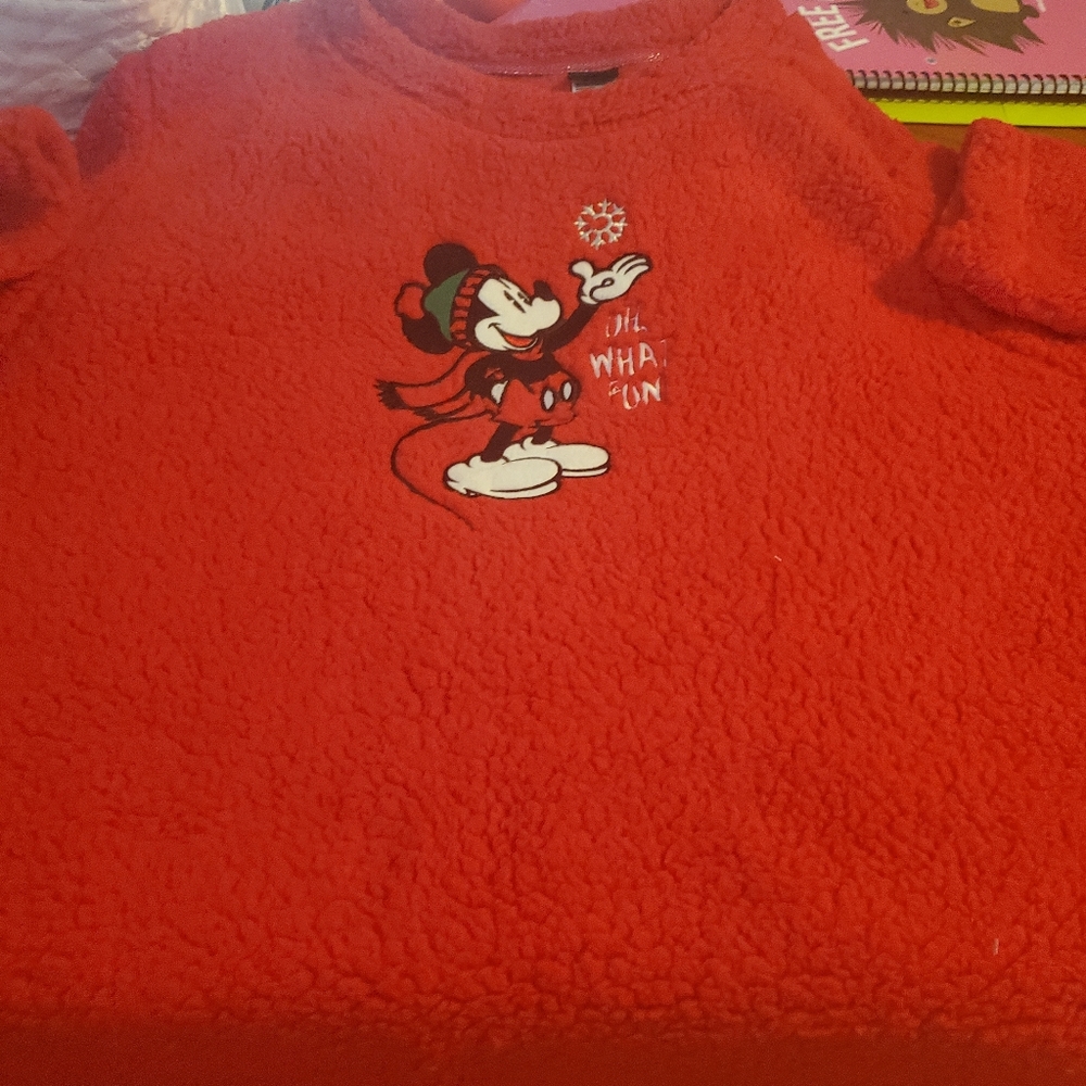 Fleece pj top 2x